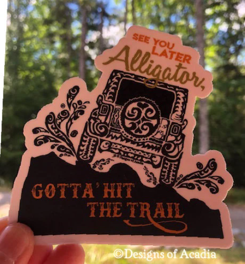 Sticker - "See You Later Alligator - Jeep Tribal Tattoo