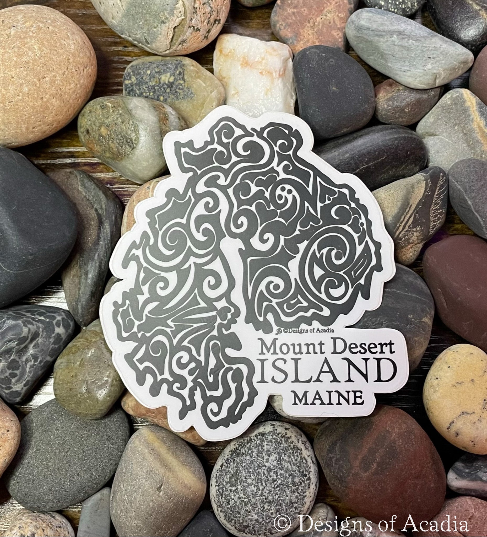Sticker - "MDI Tribal Tattoo" with Name drop- Vinyl Sticker