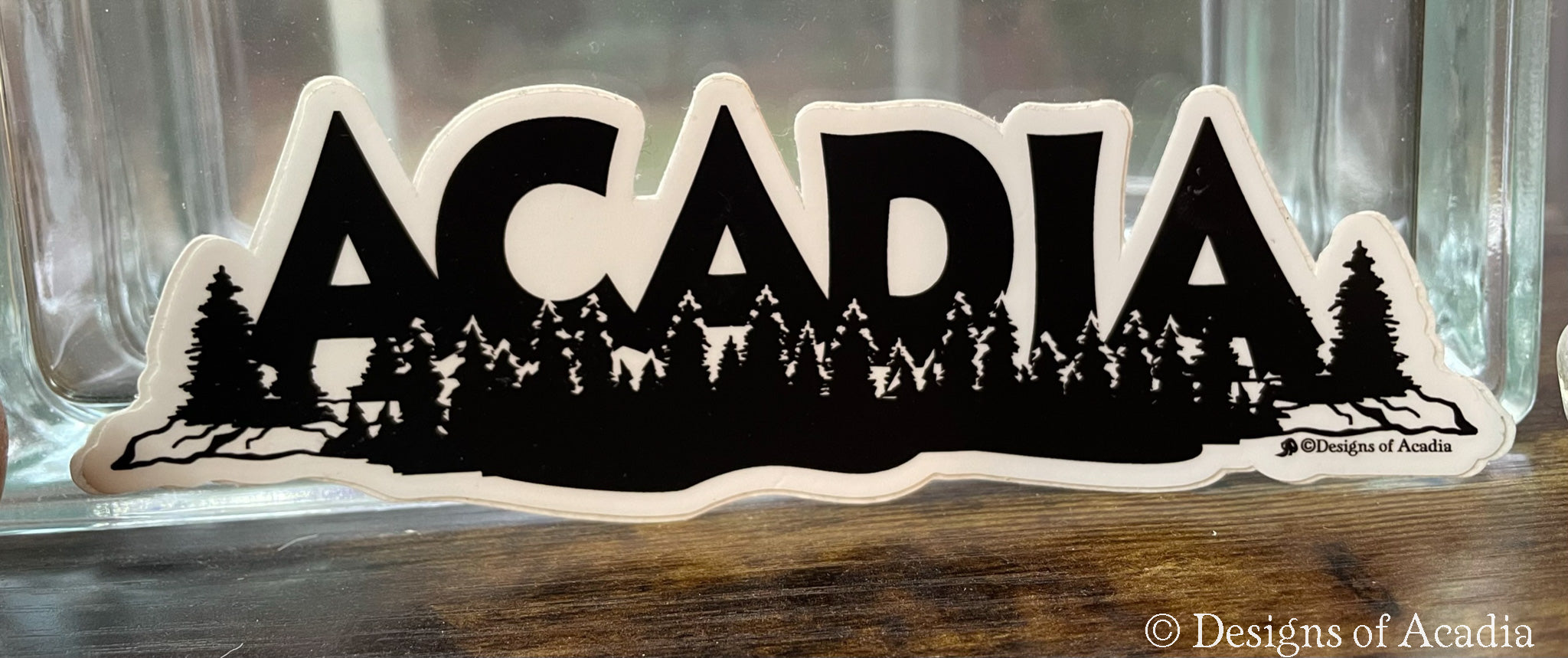 Sticker - Acadia Treeline