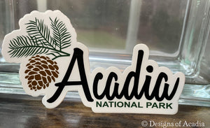 Sticker - Acadia Pinecone