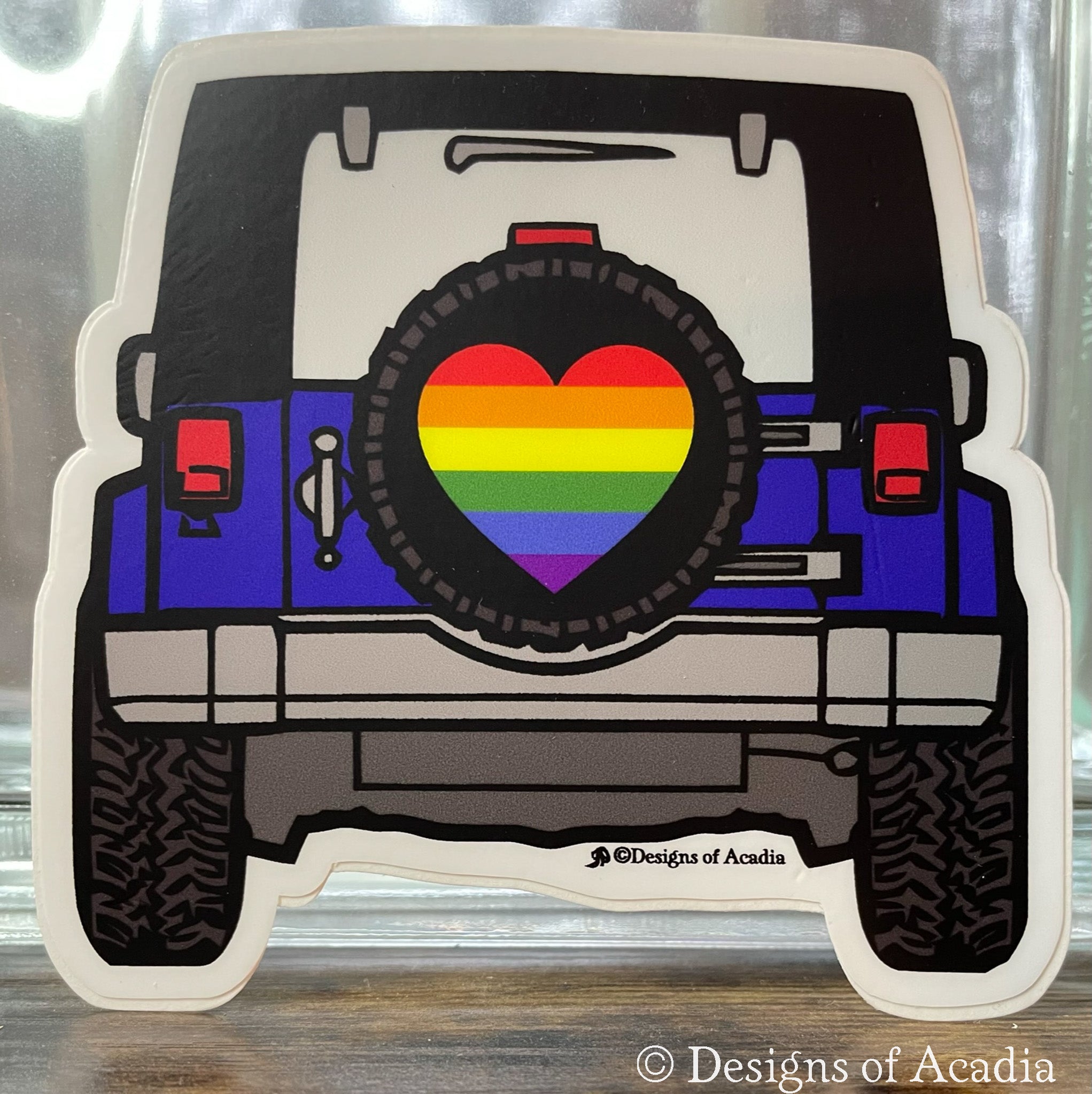 Sticker - Jeep PRIDE HEART