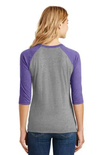MDI Tribal Tattoo LADIES Tri-Blend Raglan 3/4 Sleeve T-Shirt (S-XXL)