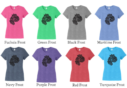 MDI Tribal Tattoo LADIES Tri-Blend S/S T-Shirt (S-XXL)