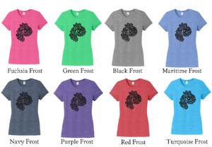 MDI Tribal Tattoo LADIES Tri-Blend S/S T-Shirt (S-XXL)