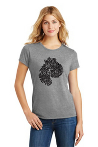 MDI Tribal Tattoo LADIES Tri-Blend S/S T-Shirt (S-XXL)