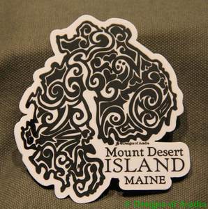 Sticker - "MDI Tribal Tattoo" with Name drop- Vinyl Sticker